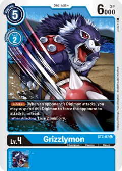 Grizzlymon - ST2-07 - Common