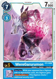 WereGarurumon - ST2-08 - Rare