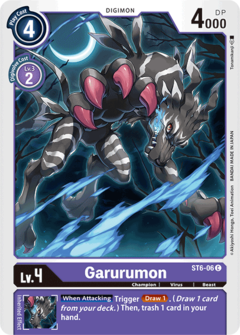 Garurumon - ST6-06 - Common