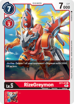 RizeGreymon - ST7-07 - Uncommon