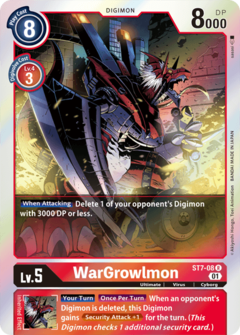 WarGrowlmon - ST7-08 - Rare