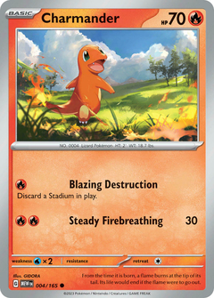 Charmander - 004/165 - Common - comprar online