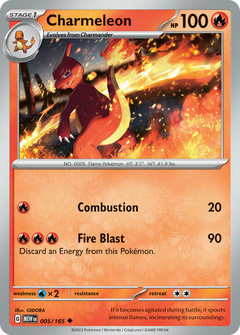 Charmeleon - 005/165 - Uncommon - comprar online