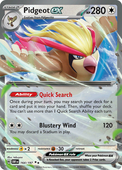 Pidgeot EX - 164/197 - Ultra Rare - comprar online