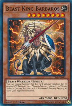 Beast King Barbaros - YS18-EN013 - Common