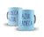 Caneca azul azul caneca