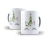 Caneca Personalizada Unicórnio Rosa e Verde