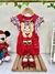 Jardineira Bear Cherry AJF - Vermelho