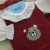Saida Maternidade Baby Bear Girls Vermelha - Luiza's Baby Boutique
