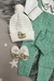 Saída de Maternidade Italy Verde Maré - Luiza's Baby Boutique