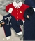 Saída de Maternidade Baby Ralph Horse - Vermelho na internet