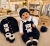 Kit Crochê Saída de Maternidade Kit Teddy Bear Azul Marinho