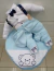 Saida de Maternidade My Prince - Azul BB com Marinho