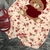 Jardineira Upiuli Bears Roses Red - Luiza's Baby Boutique