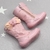 Botinha Couro - Rosa na internet