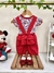 Jardineira Bear Cherry AJF - Vermelho - Luiza's Baby Boutique