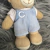 Ursinho Joaquim Button - Azul Bebê 16,5cm na internet
