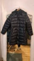 Campera Parka larga negra