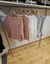 Remera morley larga rosa