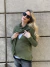 Buzo sweater Indi de lactancia verde 2395 - EG Embarazadas