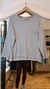 Remera morley larga gris