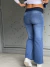 Jean oxford wide pata elefante color jean 2346 - EG Embarazadas