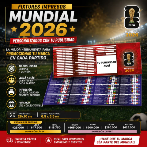 Fixtures Mundial FIFA 2026