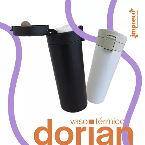 Vaso térmico de acero inox. Dorian