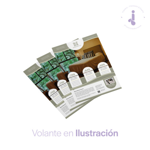 VOLANTES A COLOR | FRENTE & DORSO