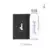Kit Ocean que incluye una botella de agua transparente y un cuaderno negro con el logo de la marca Impreco.