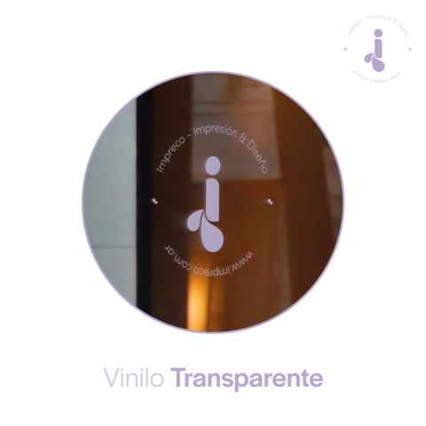 Vinilo Transparente