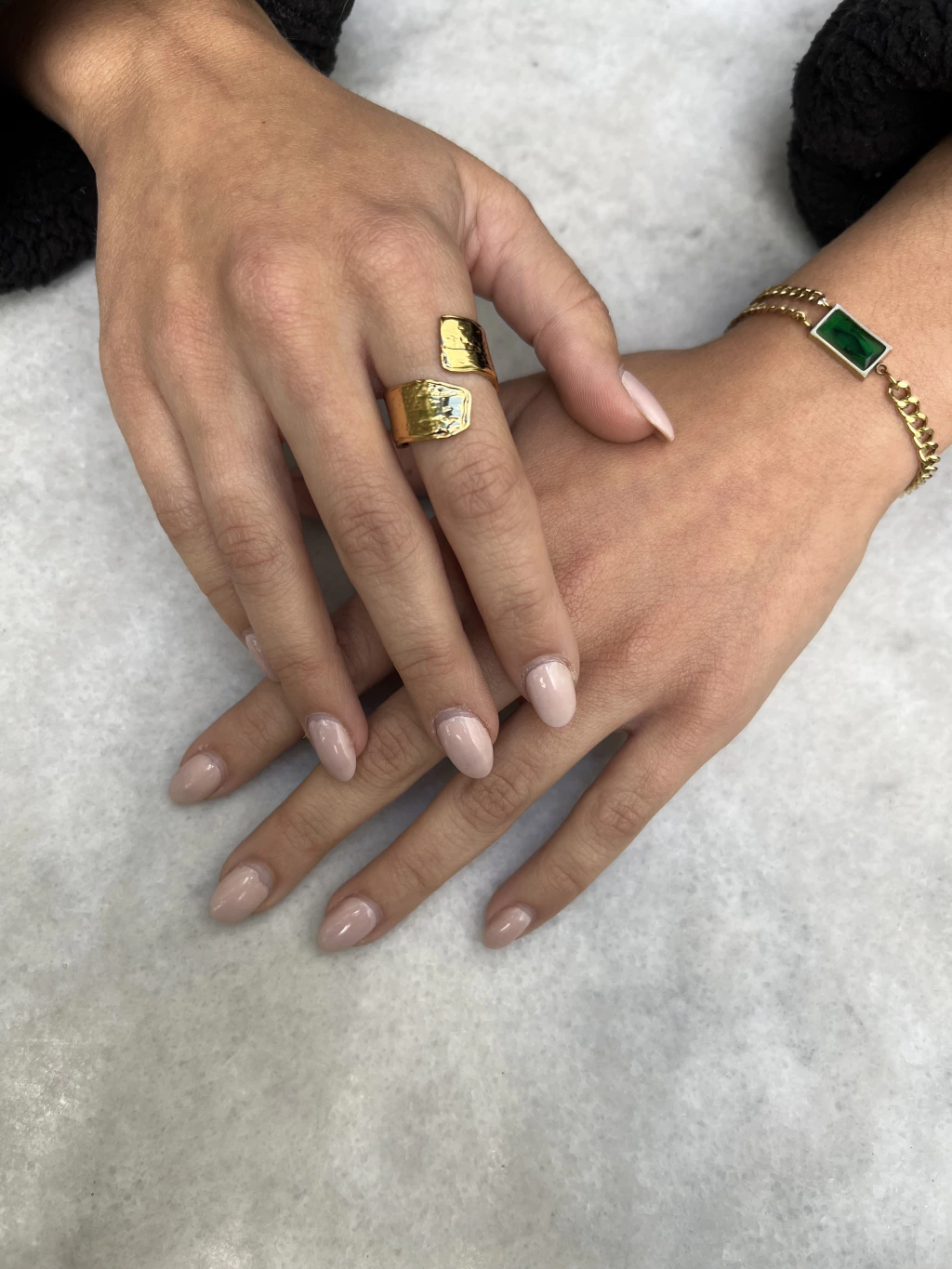 Anillo Unique gold - acero quirúrgico