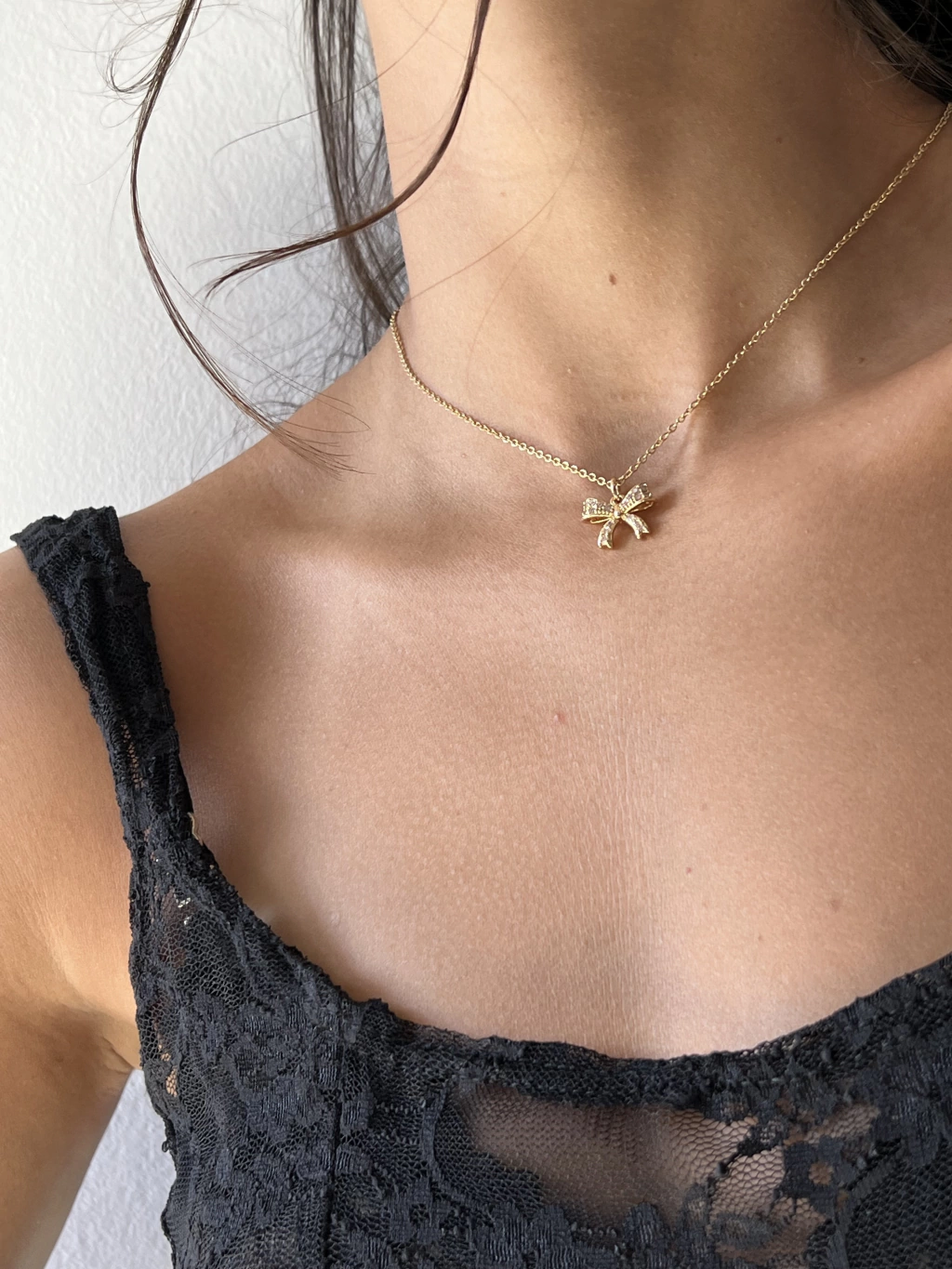 Collar Coquette - bañado en oro