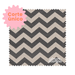 55 cm | Chevron Gris oxford n° 350