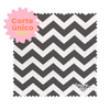 60 cm | Outlet Chevron Griso oscuro panamá