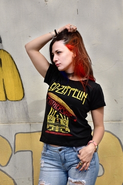 Remera entallada Led Zeppelin Mothership - comprar online