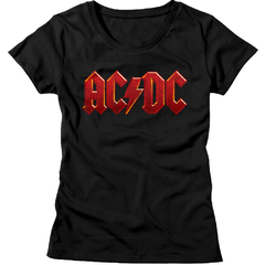 Remera AC/DC Trad Logo Entallada