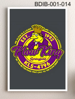 CUADRO Los Simpsons Barney Plow King en internet