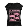 Remera Entallada Black Pink