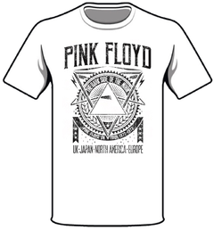 Remera Pink Floyd Tour Monocromo