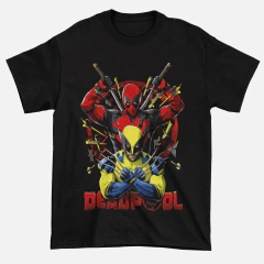 Remera Deadpool y Wolverine