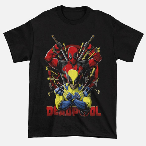 Remera Deadpool y Wolverine