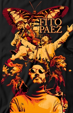 Remera Fito Páez Mariposa Technicolor en internet