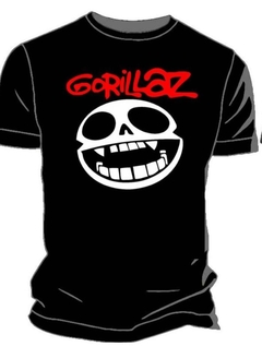 Remera Gorillaz Skull
