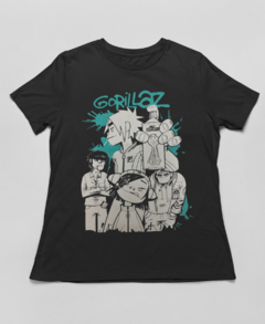 Remera Gorillaz Grafitti