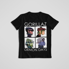 Remera Gorillaz Wanted