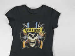 Remera Entallada Guns n' Roses Galera