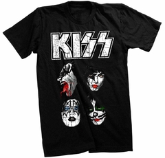 Remera Kiss Faces