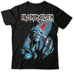 Remera Iron Maiden Blue Eddie