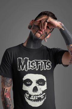 Remera Misfits Skull monocromo - comprar online